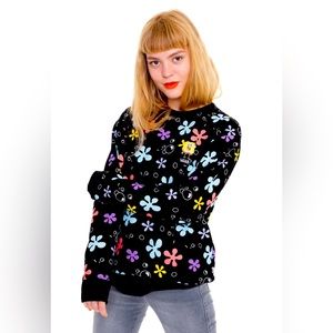Limited edition Vans X SpongeBob Aloha crew sweatshirt. Size S